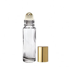 10ml Roll On Bottle With Gold Cap