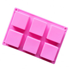 6 Cavity Square Silicone Mold 