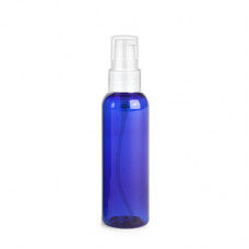 2 Oz Blue Bottle With White Treatment Pump 