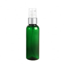 2 Oz Green Bottle With Silver Treatment Pump