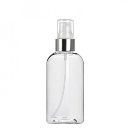 2 Oz Boston PET Bottle With Silver White Sprayer