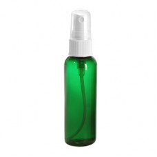 2 Oz Green Bottle With White Atomizer