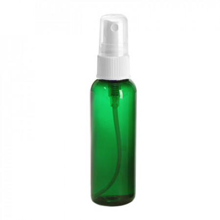 2 Oz Green Bottle With White Atomizer