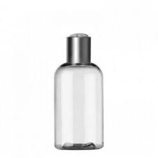 2 Oz Boston PET Bottle With Silver Disc Top