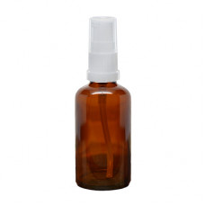 50 ml Amber Glass Bottle With Treatment Pump