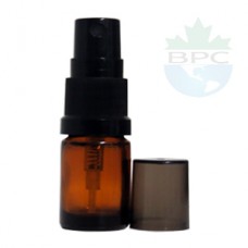 5 ML Amber Glass With Black Sprayer