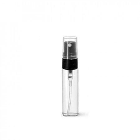 5 ml Clear Glass With Black Atomizer