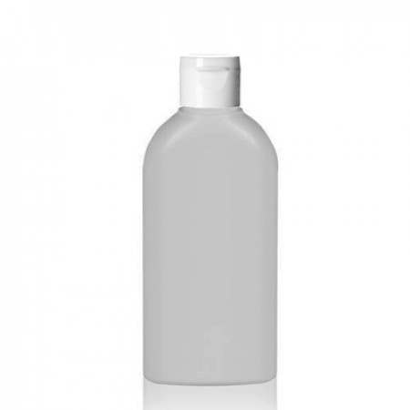 5 Oz Natural Oval Bottle With Snap Top Cap