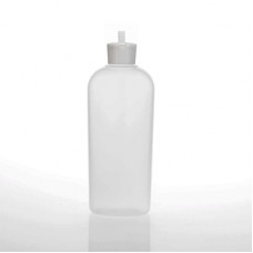 5 Oz Natural Oval Bottle With Spout Cap