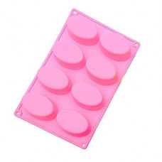  8 Cavity Oval Soap Mold