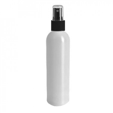 8 Oz Natural Bottle With Black Sprayer Top