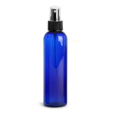 8 Oz Blue Pet Cylinder With Black Sprayer