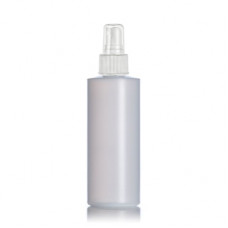 8 Oz Natural Cylinder With White Sprayer