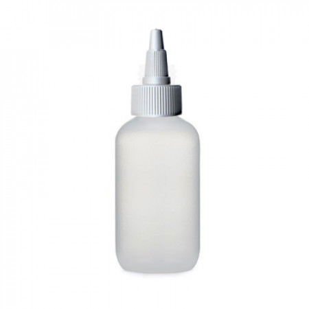 1 Oz LDPE Natural Bottle With White Twist Cap