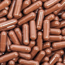 Chocolate Brown Gelatin Capsule Size 00