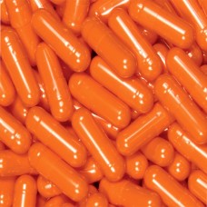 Orange Gelatin Capsules Size 00