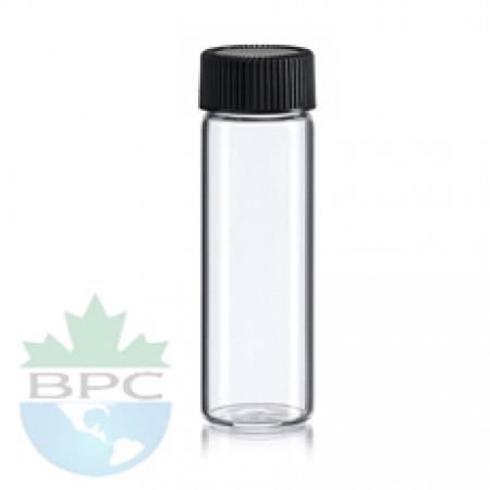 2 Dram clear glass bottles