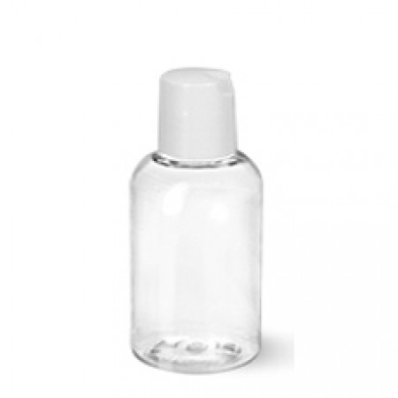 2 Oz Boston PET Bottle With White Disc Top