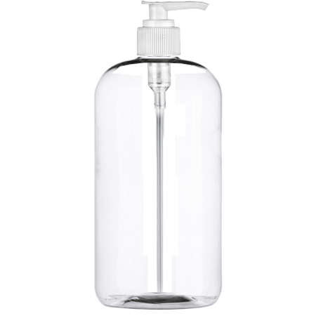 32 Oz Boston PET Bottle With White Lotion Pump