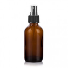 100 ml Amber Glass Bottle With Black Sprayer