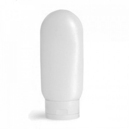 4 Oz White Tottle Tube With White Cap