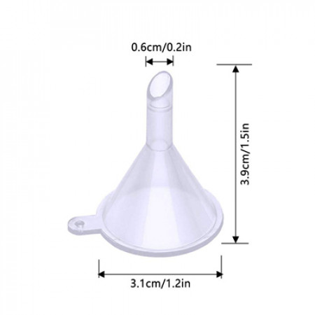 Mini Natural Plastic Funnel